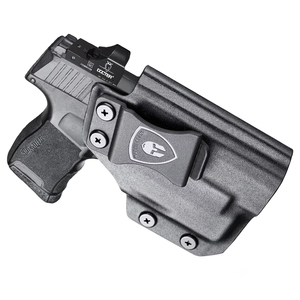 Funda P365 + TLR6, funda IWB Kydex, compatible con P365/P365X/P365 SAS/P365XL con TLR-6, corte óptico, funda de transporte oculta con pretina interior