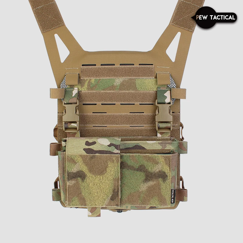 Chaleco táctico adaptable estilo AXL, placa (AVP) para SPC, TEGRIS, AIRSOFT, PEW - imagen 3