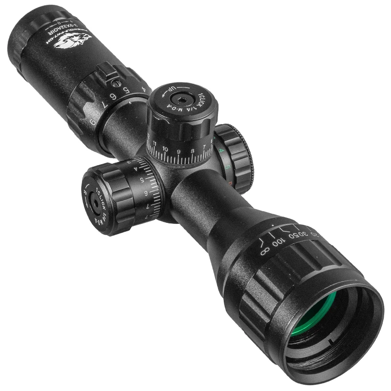 Fire Wolf Mira Táctica 3-9x32 con Retícula Iluminada Rojo y Verde - imagen 4