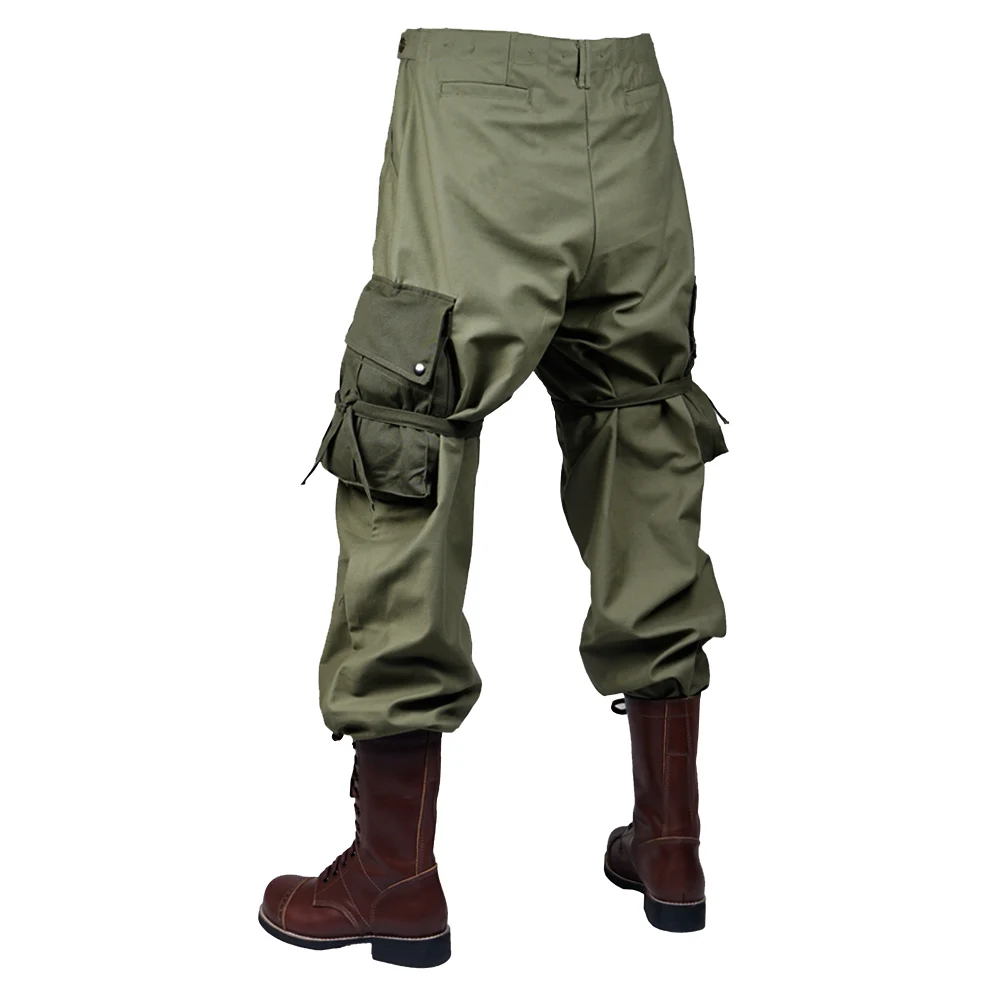 Pantalones de entrenamiento informales para hombre, ropa de soldado americano, copia de la Segunda Guerra Mundial, WWII WW2 M43 - imagen 2