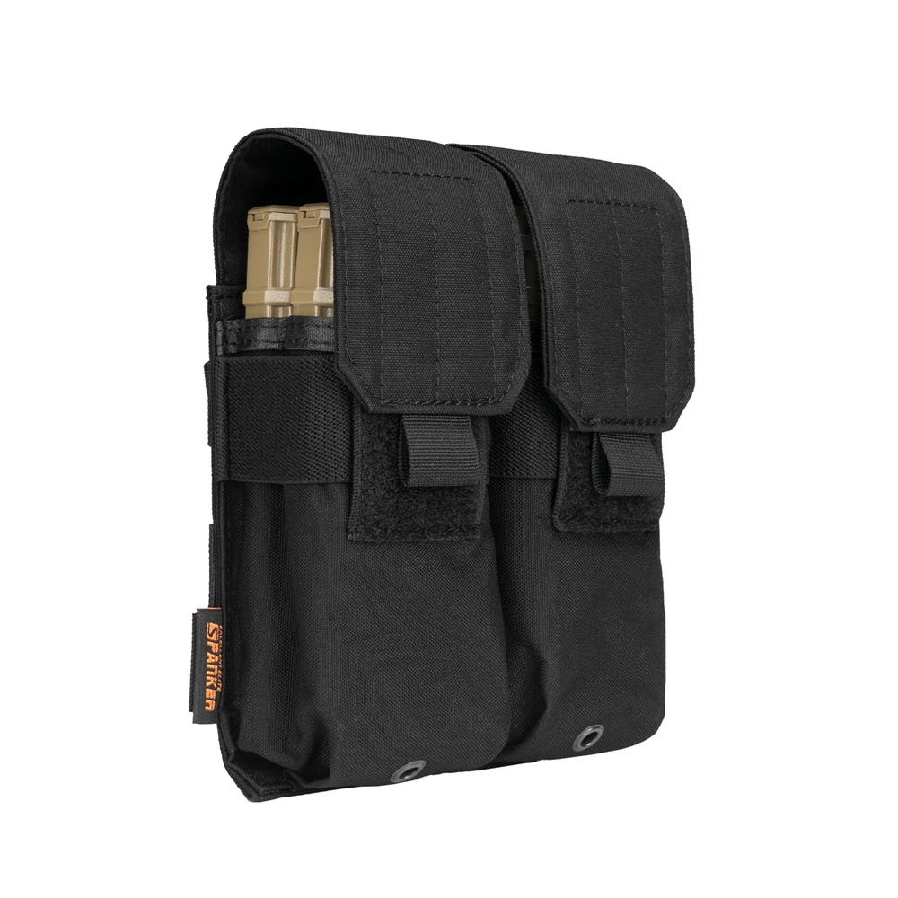 Bolsa táctica Molle M4 para revistas, doble Airsoft AK AR M4 M16, bolsas para revistas de Paintball para Rifle, soporte para herramientas múltiples - imagen 5