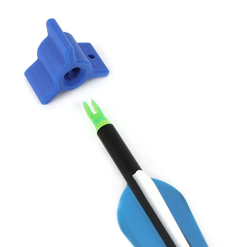 Flecha Nock herramienta de ángulo correcto Material PLA para arco compuesto flechas tiro con arco ajuste flecha cola tiro caza práctica objetivo - imagen 4
