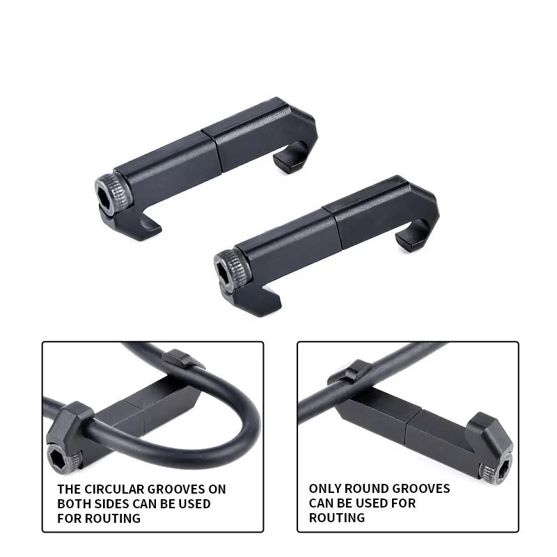 Sistema de guía de Cable Picatinny de 20mm, gestión de cables de máquina de fuego, CNC, M300, M600, PEQ15, interruptor de luz de DBAL-A2, Clip de Cable - imagen 4