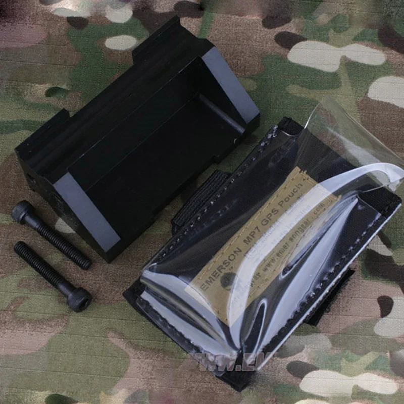 Emersongear para MP7 GPS bolsa titular bolsa de herramientas Panel portador táctico Airsoft caza tiro combate al aire libre Paintball EM6041 - imagen 3