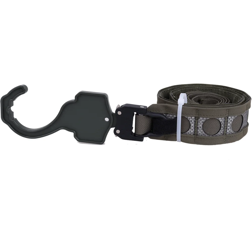 Tactcal-Cinturón de Bison Battle de 2 capas, cinturón de separación rápida, Bulckle de Metal, estilo Ferro, MOLLE, caza, combate, equipo Airsoft - imagen 4