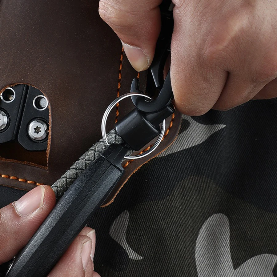 Funda de almacenamiento multifuncional para herramientas tácticas, riñonera de supervivencia en la naturaleza, alicates para exteriores, cuchillo de bolsillo - imagen 5