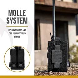 ONETIGRIS Funda táctica MOLLE para radio Baofeng UV-5R