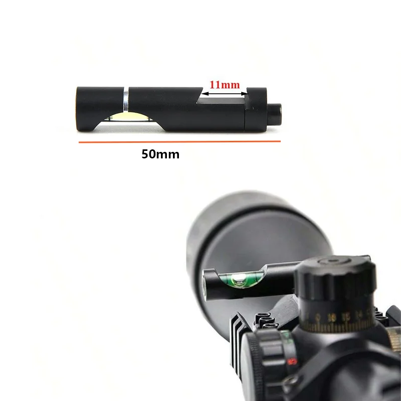 Scope Metal nivel de burbuja de alta precisión para cola de milano de 11mm, kit de nivelación Picatinny para alcance de caza, mantiene Vertical - imagen 5