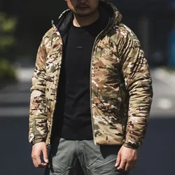 Chaqueta táctica impermeable ultraligera – Camuflaje militar con capucha