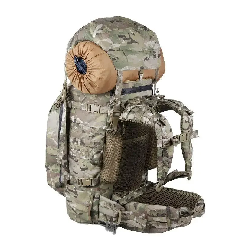 Nuevo Mochila ajustable de alta comodidad para exteriores de fibra de carbono de 60 L de tela de camuflaje Original - imagen 2