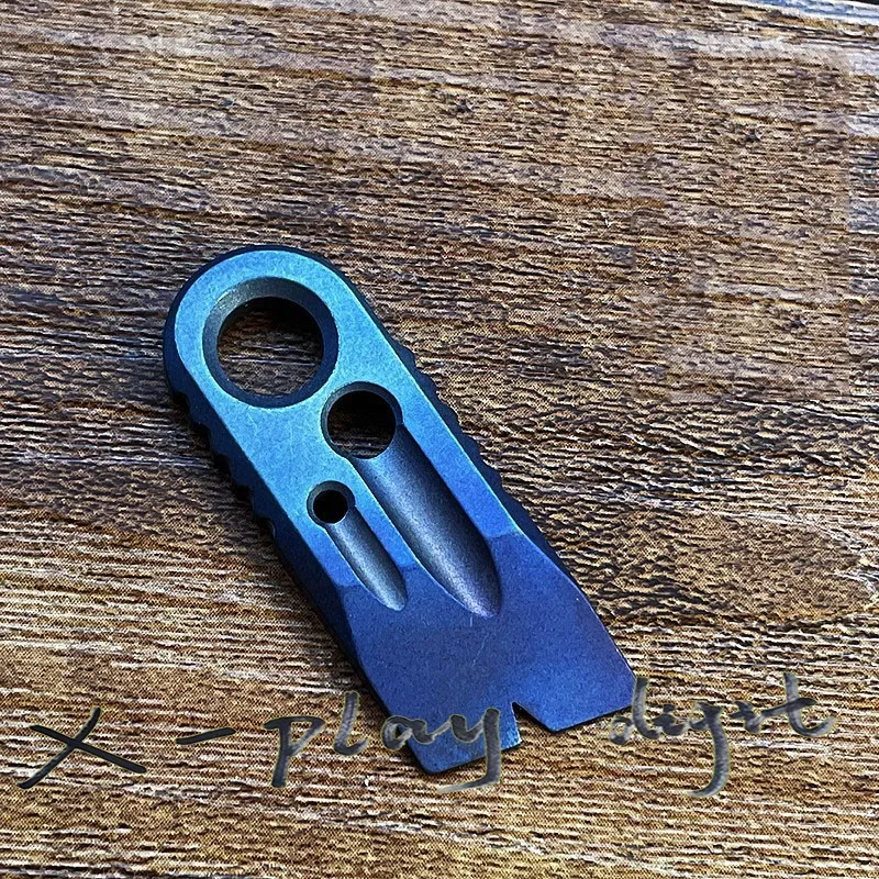 Barra de palanca táctica de titanio EDC, multiherramienta para llevar, caja abierta, llavero, colgante - imagen 2