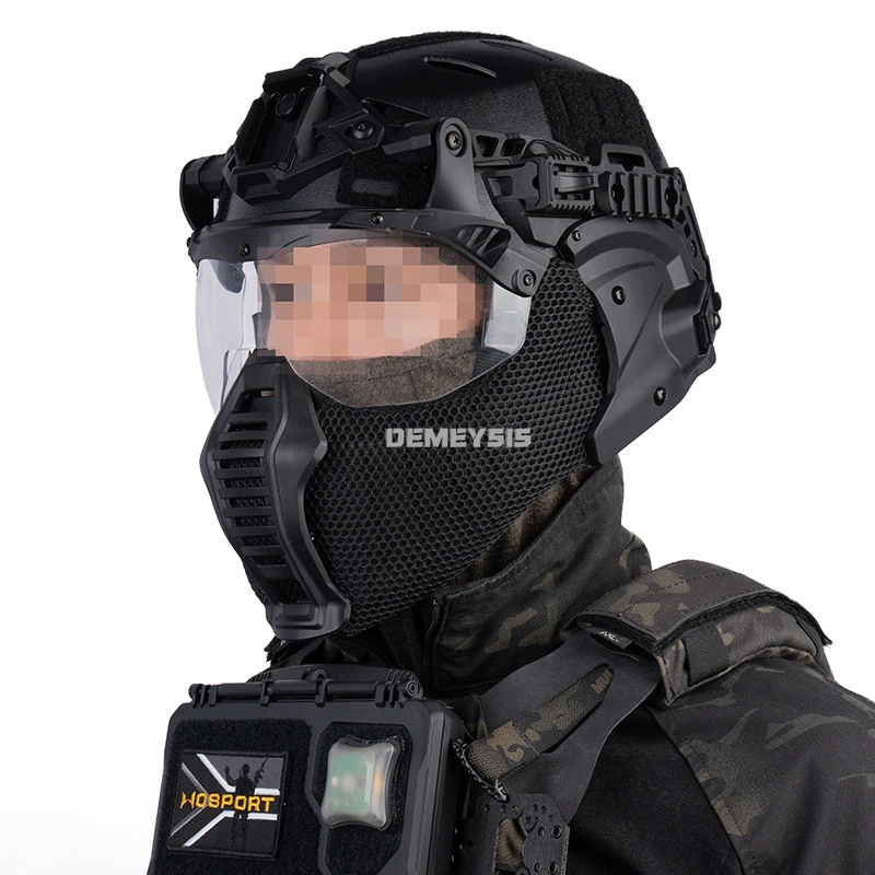 Casco táctico Wendy 3,0 protección completa Airsoft equipo para la cabeza tiro al aire libre caza Paintball Wendy cascos deportivos medio cubiertos