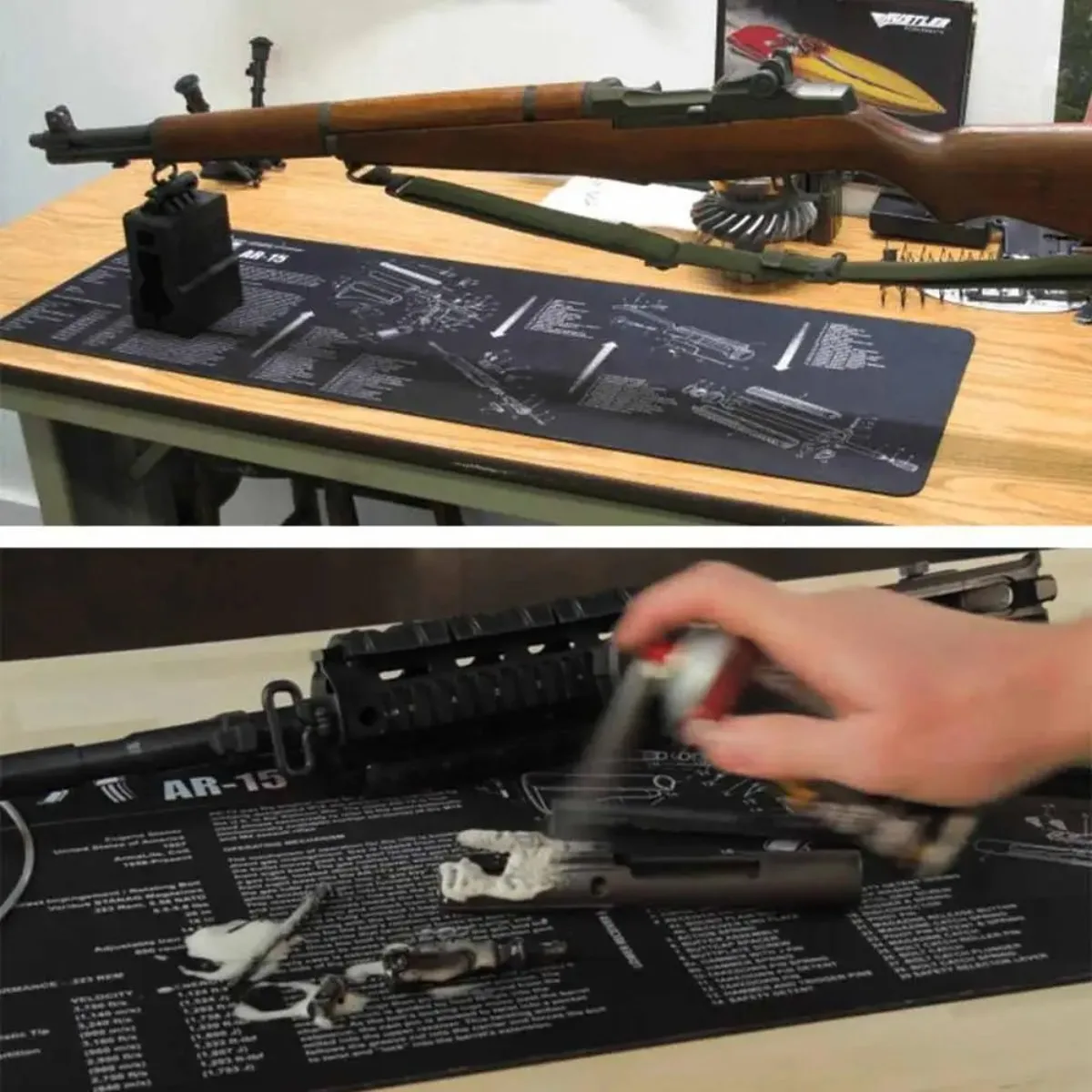 Armorist Alfombrilla limpieza armas antideslizante – Goma - imagen 2
