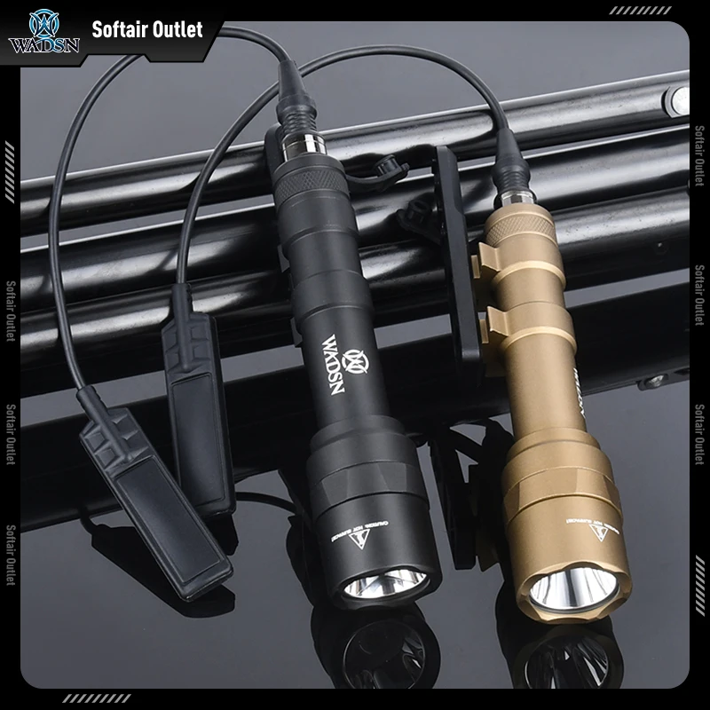 Wadsn linterna táctica M600U para caza, Airsof Surfire M600, Base compatible con Mlok Keymod - imagen 5