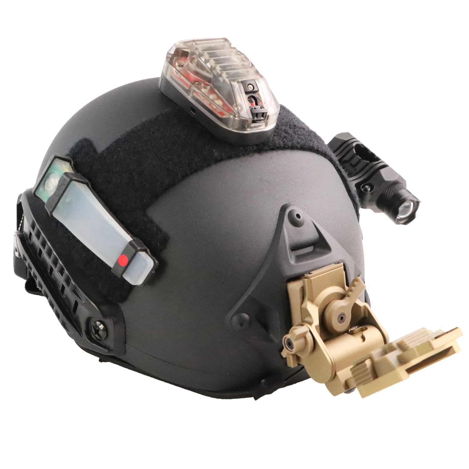 BOOIU-casco estilo MH rápido, casco táctico ABS para CS Airsoft, juego de Paintball, deportes al aire libre, caza y tiro - imagen 5