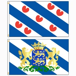 Bandera de Friesland de los Países Bajos, 90x150cm, decoración de banderas