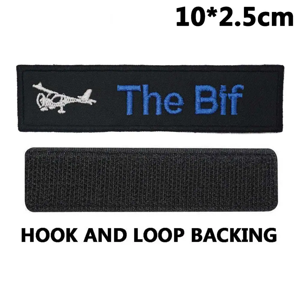 Parche de nombre bordado personalizado con marcas de aviones, Parche de texto personalizado con respaldo de gancho para ropa, sombrero y mochila - imagen 5