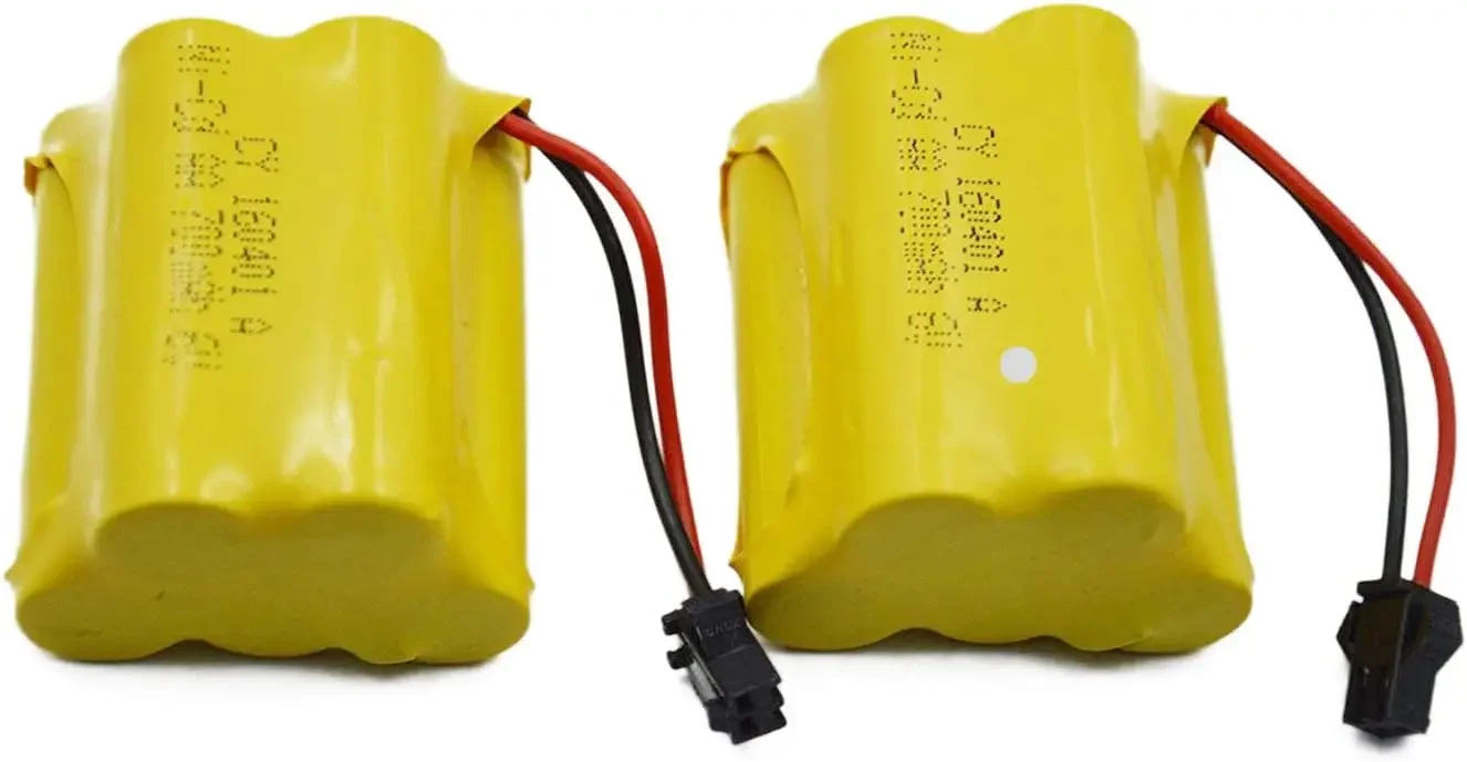 Batería recargable ni-cd AA de 6V, 700mAh, con cargador para coche acrobático RC y Q60 Q61 1/16, camión militar RC SL01 - imagen 4