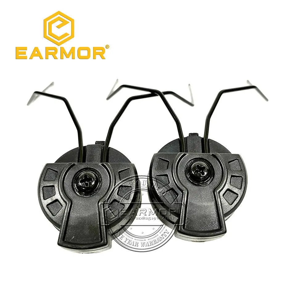 EARMOR M31 auriculares tácticos electrónicos con cancelación de ruido, Kit de adaptador de riel de arco para disparar orejeras PARA RIELES DE CASCO rápidos - imagen 5