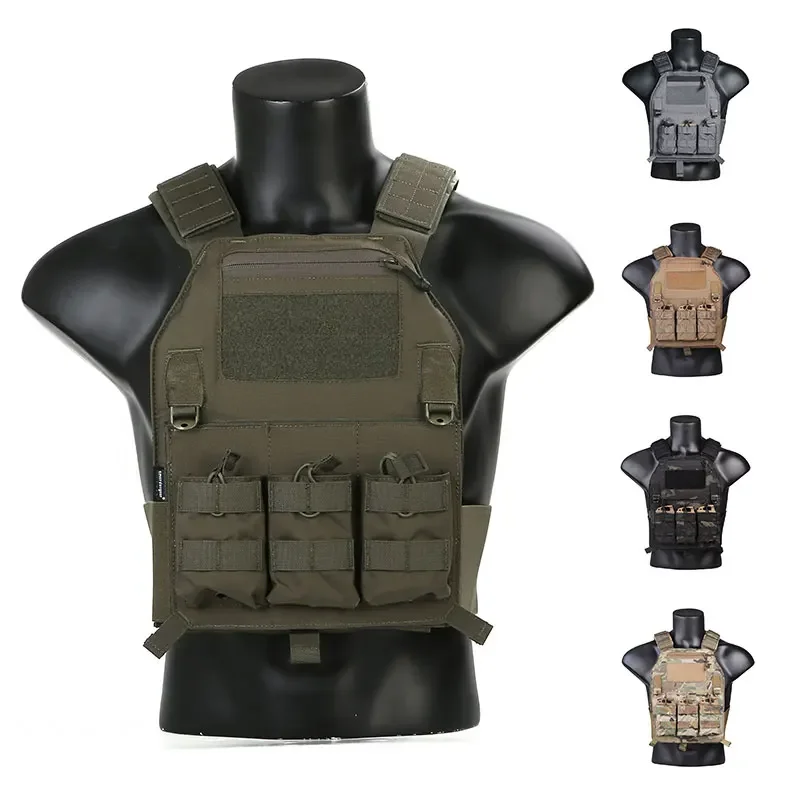 Emersongear 419 chaleco táctico portador de placa bolsa de revista equipo de protección protector corporal senderismo Airsoft caza Nylon 11,11 ventas - imagen 3