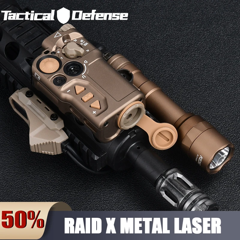 WADSN RAID X Mira Táctica Láser Punto Rojo Verde Azul e IR