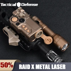 WADSN RAID X Mira Táctica Láser Punto Rojo Verde Azul e IR