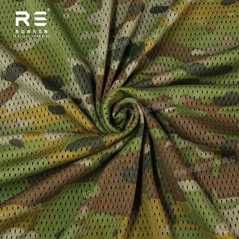 AMCU nuevo camuflaje australiano 120g tela de malla transpirable ligera tela tejida con aguja tela exterior táctica anti roja - imagen 2