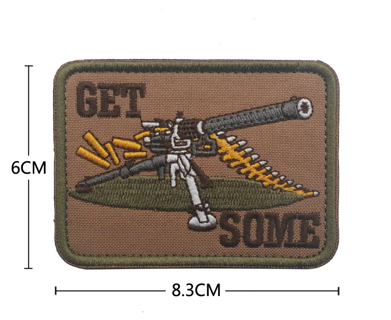 Parches bordados AK 47 de Rusia, parche Militar I LOVE AK, emblema de combate táctico, aplique divertido, insignias bordadas - imagen 3