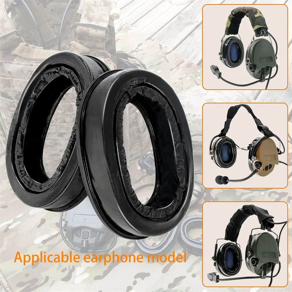 Almohadillas de esponja/Gel para auriculares tácticos MSA SORDIN, orejeras de tiro Airsoft, protección auditiva, orejeras electrónicas SORDIN - imagen 3