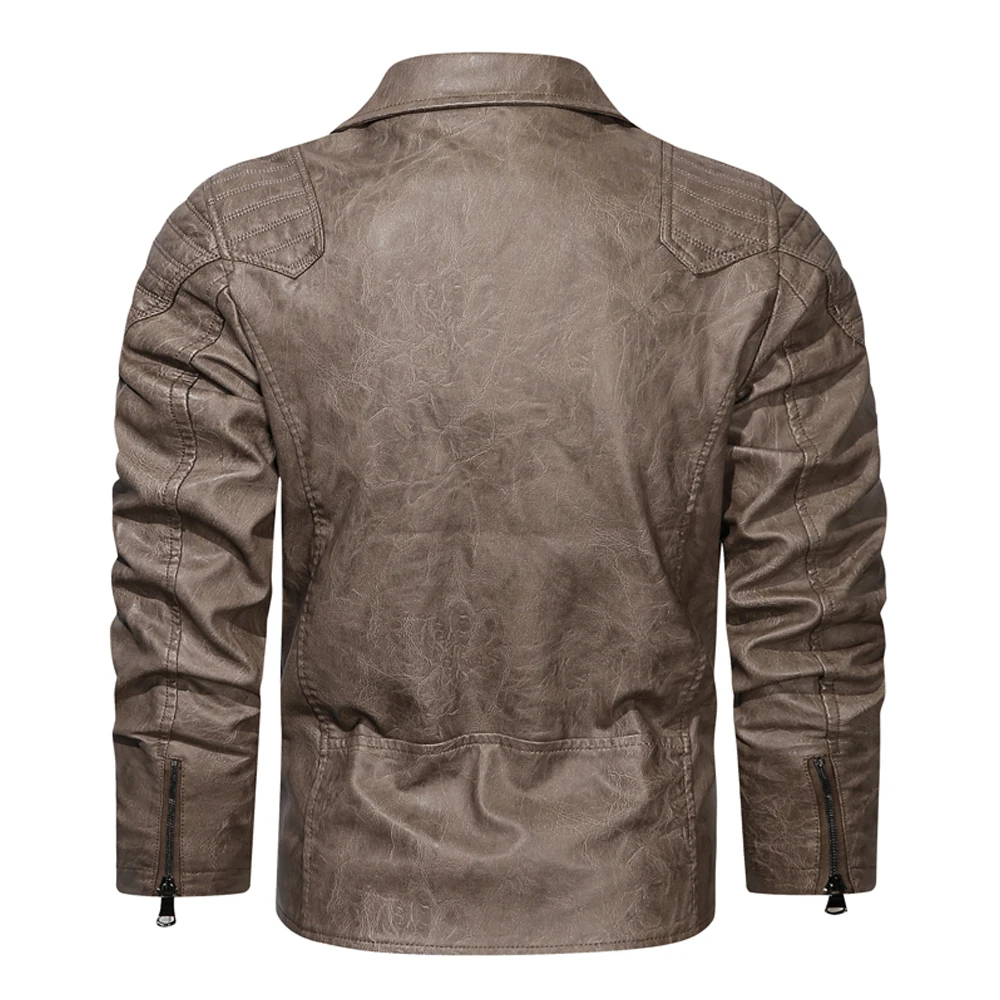 Chaqueta de uniforme Vintage para hombre, traje de vuelo con cremallera Diagonal de soldado Vintage, réplica de alta precisión, tendencia de moda, abrigo versátil - imagen 4