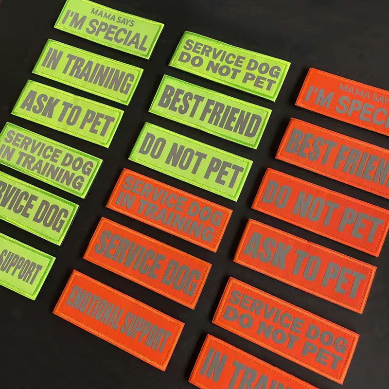 Parche táctico reflectante IR para perro – Entrenamiento y moral - imagen 2