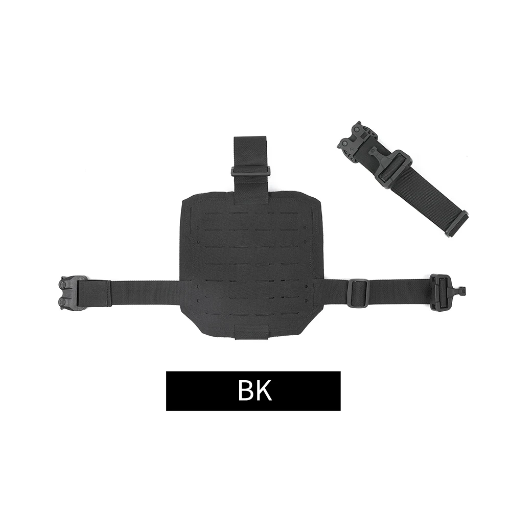 DMGear-Protector de muslo Glock Airsoft, portador de placa, caza al aire libre, táctico Molle, funda para pierna, plataforma, bolsa para revistas - imagen 2