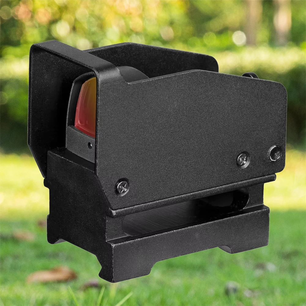 Mira óptica de punto rojo 2025 1X, mira holográfica con función IR, soportes de liberación rápida para carril de caza de 20mm