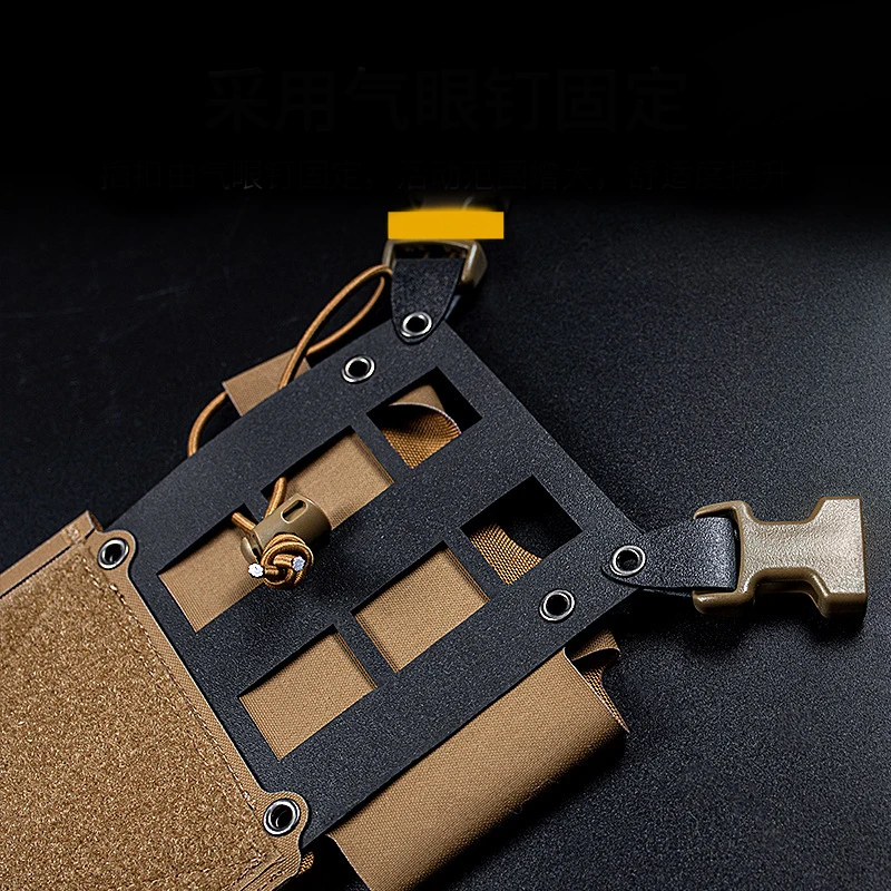 Bolsa de expansión de aparejo de pecho multifuncional, cómoda bolsa de bolsillo GP de lado Molle para chaleco de caza de Paintball - imagen 2