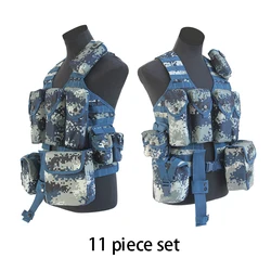 Chaleco táctico camuflaje para caza y tiro al aire libre resistente