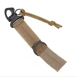 Llavero táctico mosquetón multiusos para cinturón y camping
