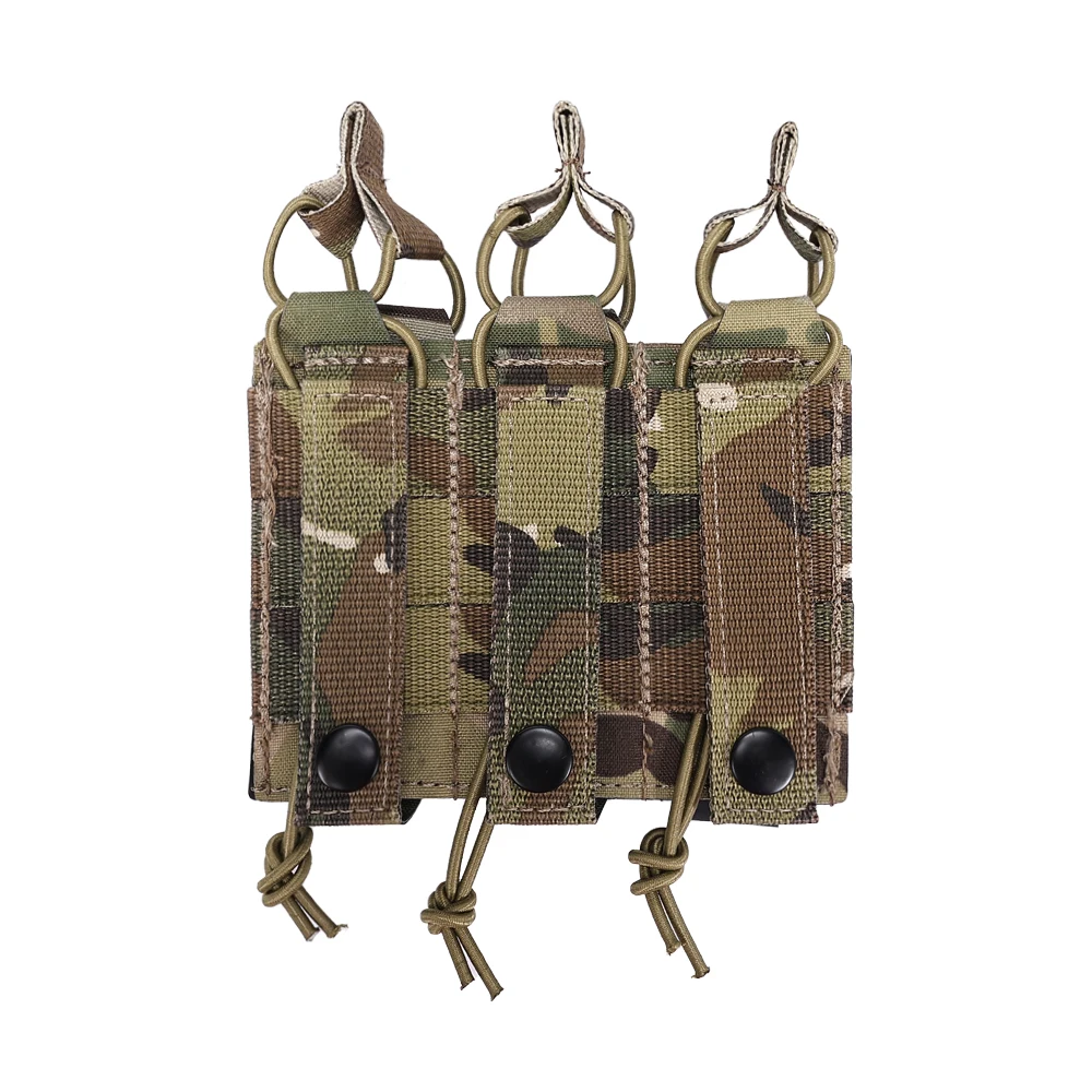 SINAIRSOFT-bolsa táctica para caza LSR, 9mm, Triple portador Mag, Molle, corte láser - imagen 3
