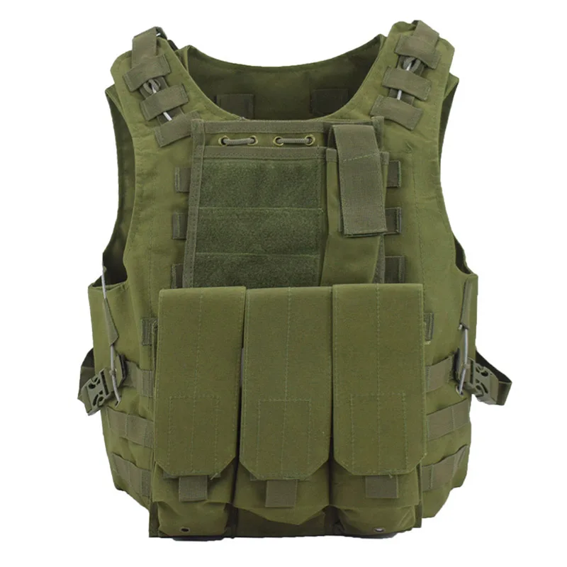 Chaleco táctico de Airsoft, accesorios Molle, armadura corporal, combate militar, portador de placa de asalto, Camuflaje al aire libre, chaleco de caza - imagen 4