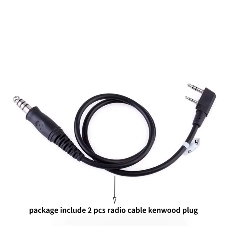 WADSN PTT dual serie U para auriculares Kenwood, Baofeng tácticos - imagen 4
