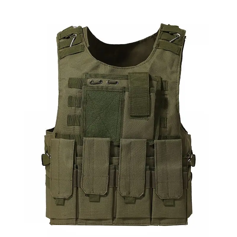 Chaleco táctico de asalto MOLLE – Camuflaje para airsoft y caza - imagen 5