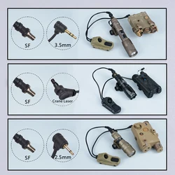 UNITY AXON interruptor de presión remoto en línea linterna de doble función PEQ NGAL láser SureFire M300 M600 2,5 3,5 enchufes de grúa