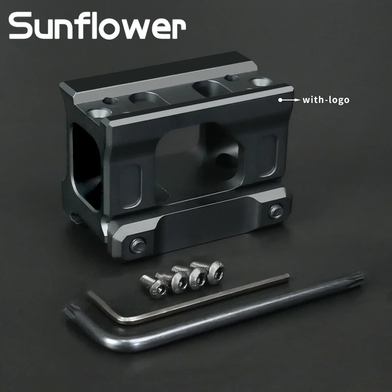 Soporte de puntería táctico Airsoft, versión que aumenta la altura, mira de punto rojo para caza, soporte de Metal para Base de seguridad de riel de 20MM - imagen 5