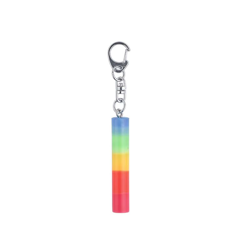 Llavero lumínico EDC en resina colorido - tubo no tritio, colgante - imagen 5