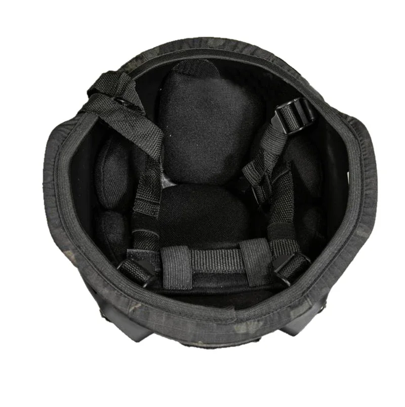 Bandas tácticas de alta elasticidad para apretar, cubiertas protectoras de camuflaje para cascos rápidos, sin casco - imagen 5