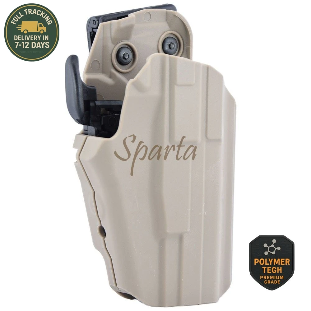 Tactical Quick Draw Pistol Holster High Strength Polymer With Release Lock - imagen 5