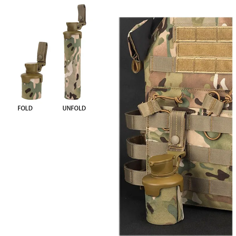 Bolsa de almacenamiento de accesorios de caza táctica, mochila Molle de gran capacidad, bolsas para sistema plegables - imagen 2