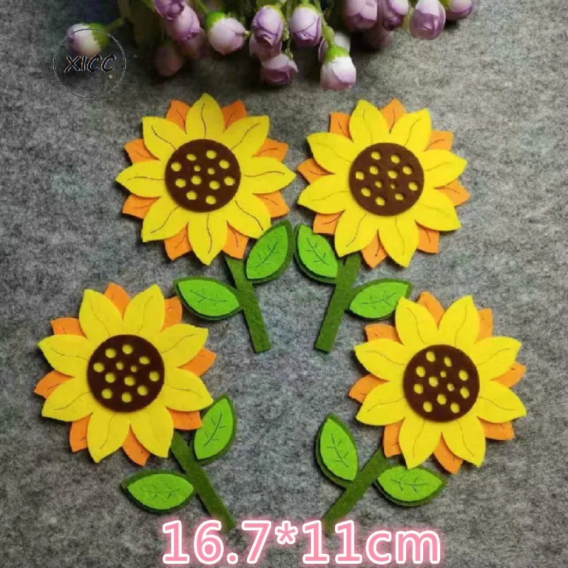 4pcs Sun flower
