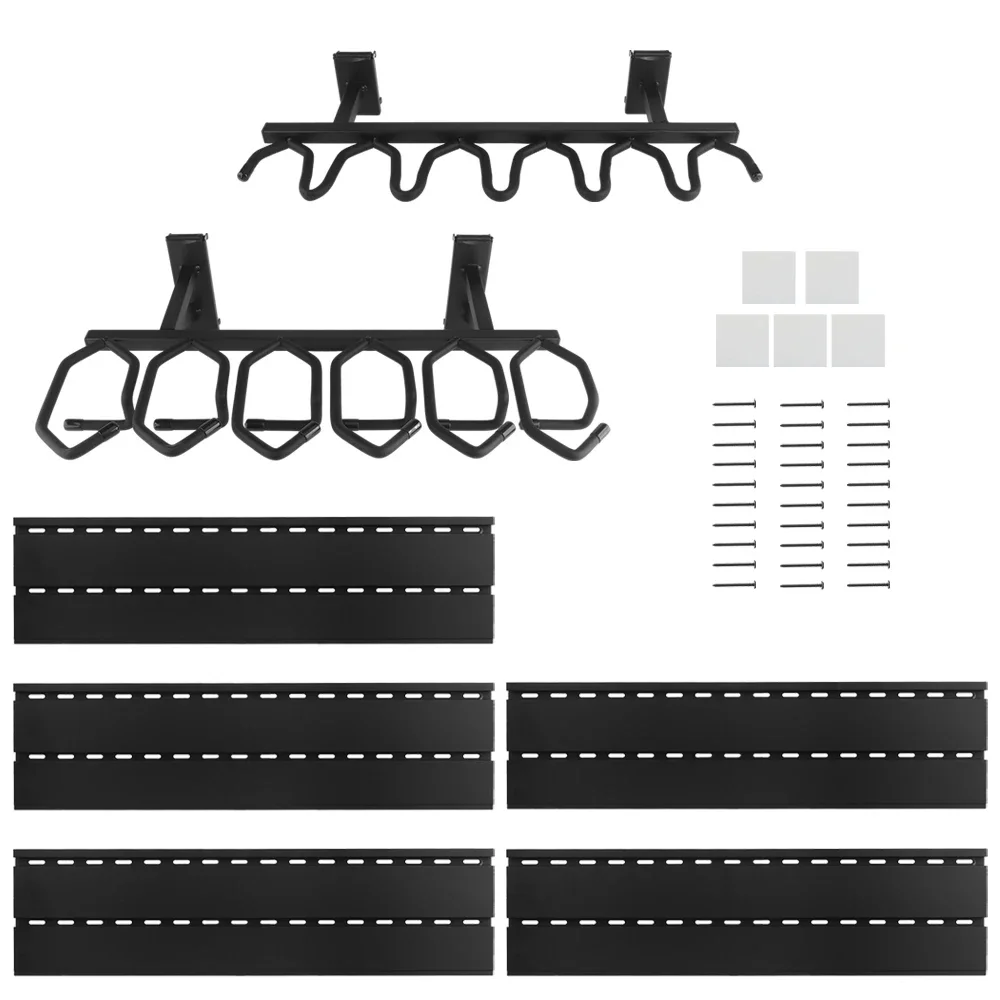Soporte de gancho para estante de exhibición de almacenamiento montado en la pared para pistola táctica, adecuado para rifles y escopetas