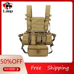 Chaleco táctico MOLLE plate carrier – Gran capacidad carga