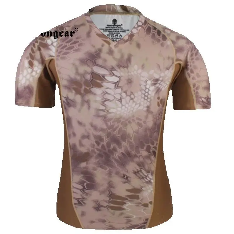 Emersongear Camiseta Base Táctica Transpirable Manga Larga Camuflaje - imagen 3